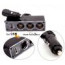 ช่องต่อเพิ่มที่เสียบบุหรี่รถยนต์3ช่องพร้อมUSB ช่องต่อเพิ่มที่เสียบบุหรี่รถยนต์3ช่องพร้อมUSB
