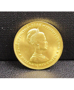 เหรียญ ทองคำ พระราชินี 3 รอบ 12 สิงหาคม พ.ศ. 2511 หลังเหรียญ 150 บาท สวยน่าสะสม นน. 3.81 g