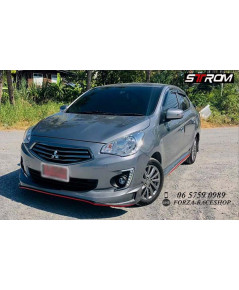 ชุดแต่งสเกิร์ตรอบคัน Mitsubishi Attrage Strom - มิตซูบิชิ แอททราจ 2017 2018 2019
