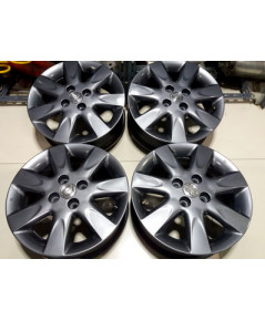 4,800/4วง ล้อ15นิ้วNissan4รู100 ET50 ก.5.5 สีซิลเวอร์เกรย์ ไม่มีรอย ไม่มีซ่อม ตจว จัดส่งฟรี
