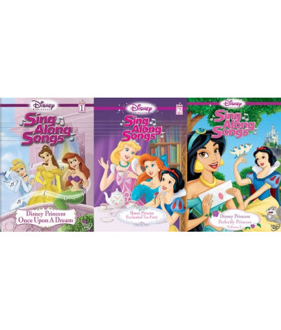 disney princess sing along songs volume 3 dvd